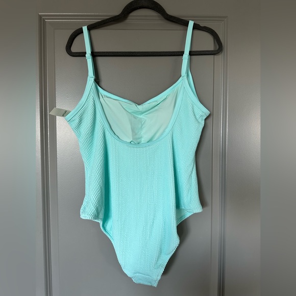 Aerie Crinkle Scoop One Piece Swimsuit, Size XL - Picture 5 of 6